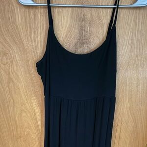 Old Navy Black Spaghetti Strap Maxi Dress
